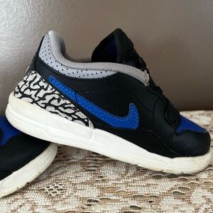 Nike Legacy 312 Black & Royal Blue Low-Top Sneakers Toddler Boys 8C